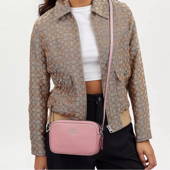 NWT Coach Mini Jamie Camera Crossbody Bag Leather (True Pink) $340 [sold] - Picture 4 of 10